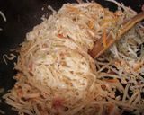 クレソン入り焼きそばＸＯジャン作り方2写真