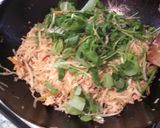 クレソン入り焼きそばＸＯジャン作り方3写真