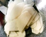 時短!カブと水菜のアンチョビサラダ作り方1写真