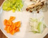 ふわふわ鶏団子の白菜スープ作り方1写真