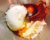 混ぜて焼くだけチョコチーズケーキ作り方1写真