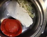 豆苗とえび団子のスープポットおうどん弁当作り方3写真