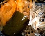 豆苗とえび団子のスープポットおうどん弁当作り方5写真