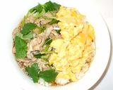 豚肉と卵のあんかけ丼♪簡単材料2つ作り方13写真