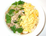 豚肉と卵のあんかけ丼♪簡単材料2つ作り方13写真