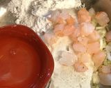 豆苗とえび団子のスープポットおうどん弁当作り方6写真
