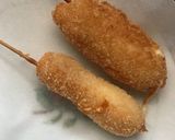 チーズが伸びる〜アメリカンドッグ！作り方6写真