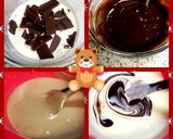 Ghana♡ベイクドチョコチーズケーキ♪作り方5写真