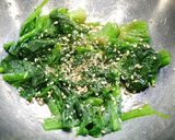 レンジで簡単！ほうれん草ナムル作り方4写真
