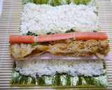簡単節分！恵方巻き☆キンパ風作り方4写真
