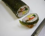 簡単節分！恵方巻き☆キンパ風作り方8写真