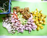 簡単！恵方巻きの具で☆八宝菜作り方1写真