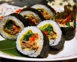 我が家の恵方巻⑥ 天むす風えび天巻き作り方10写真