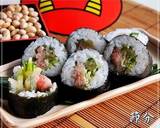 我が家の恵方巻⑥ 天むす風えび天巻き作り方12写真