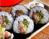 我が家の恵方巻④人気のとろたく巻いてみた作り方7写真
