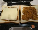 キャベツ&ベーコンチーズ ホットサンド作り方5写真