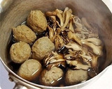 ５分で美味しい！鰯つみれと舞茸の炊いたん作り方3写真