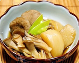 ５分で美味しい！鰯つみれと舞茸の炊いたん作り方6写真