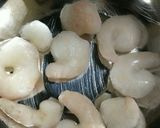 おっさんの冷凍エビ胡瓜葉野菜卵の巻き寿司作り方2写真