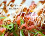 フライパンで作る！厚揚げタコ焼き♪作り方7写真
