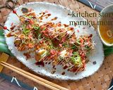 フライパンで作る！厚揚げタコ焼き♪作り方8写真