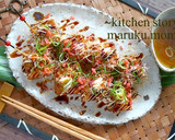 フライパンで作る！厚揚げタコ焼き♪作り方8写真