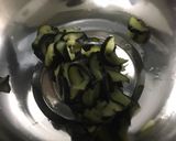なすと豆腐とパクチーのエスニックサラダ作り方1写真