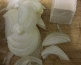 なすと豆腐とパクチーのエスニックサラダ作り方2写真