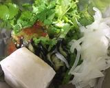 なすと豆腐とパクチーのエスニックサラダ作り方3写真