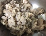 鶏肉ともやしのピリ辛醬和え作り方1写真