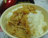 すき焼きのたれで電子レンジで三分でなめ茸作り方7写真