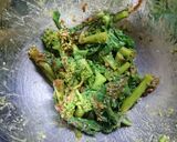 栄養たっぷり!菜の花のねぎ味噌あえ作り方4写真