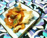 ✿チキンソテーの❀きのこソース✿がけ♫♬作り方5写真