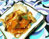 ✿チキンソテーの❀きのこソース✿がけ♫♬作り方7写真