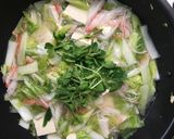 体ぽかぽか・白菜と豆腐のあんかけ煮作り方6写真