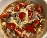 トマトチーズ豚丼作り方4写真