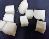 鏡もち★節約★とろ〜り【お雑煮風味噌汁】作り方2写真