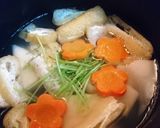 鏡もち★節約★とろ〜り【お雑煮風味噌汁】作り方9写真