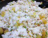 たくあん と しらすと大葉の炒飯作り方4写真
