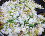 たくあん と しらすと大葉の炒飯作り方5写真