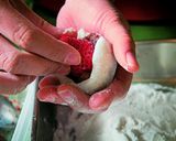 奈良県産「古都華（ことか）」のイチゴ大福作り方4写真