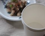 災害非常食✿紙コップで和えもの作り方4写真