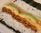 くるみとアボカド・サーモンの恵方巻作り方9写真