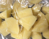 簡単美味しい油不用鶏肉じゃが芋の味噌炒め作り方4写真