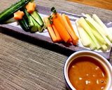 野菜スティックの味噌ディップ作り方1写真