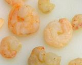 おっさんの冷凍エビ胡瓜葉野菜卵の巻き寿司作り方5写真