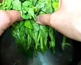 菜の花の梅おかか和え作り方1写真