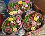 【簡単】キャラ弁 節分 くるくる卵焼き作り方4写真