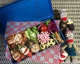 【簡単】キャラ弁 節分 くるくる卵焼き作り方5写真