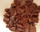 手で割る簡単卵白クッキー（チョコかけ）作り方2写真